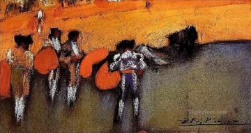  Corrida Pintura - Corrida de toros 1900 Pablo Picasso